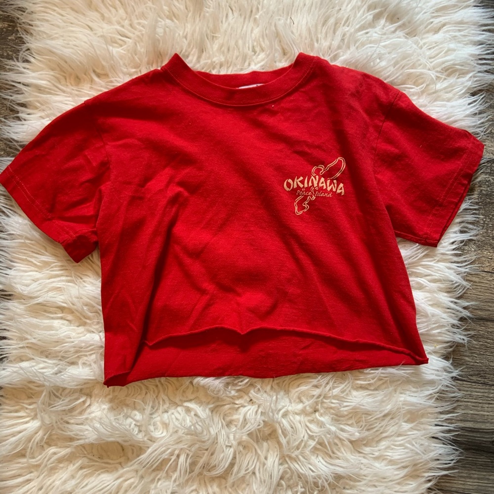 Vintage style Okinawa Island shirt